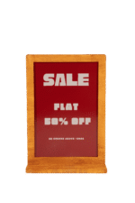 11.6 Inches Single-Side Vertical Wooden eSignCard