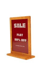 11.6 Inches Single-Side Vertical Wooden eSignCard - Image 2